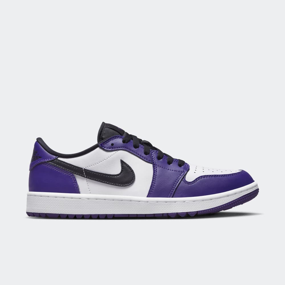 Black and white and purple jordans clearance